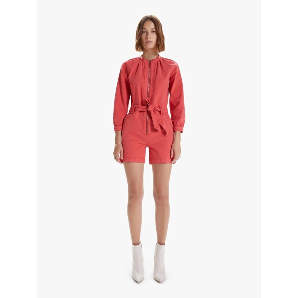 NWT MOTHER The Gatherer Short Romper L